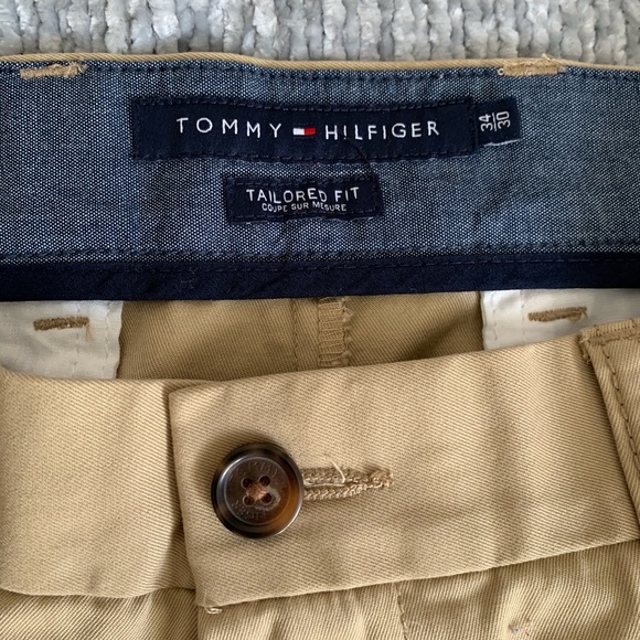 BNWOT Tommy Hilfiger Khaki tailored fit pants size 34/30 - Picture 5 of 6